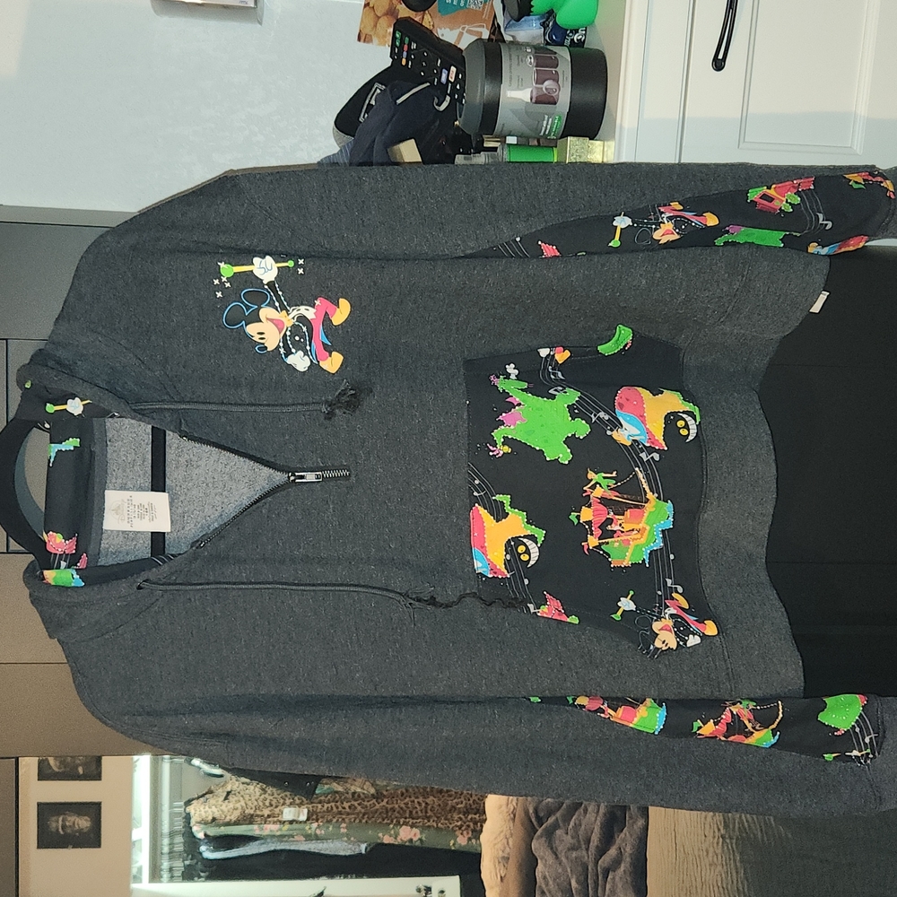 Disneyland Electric parade cropped hoodie